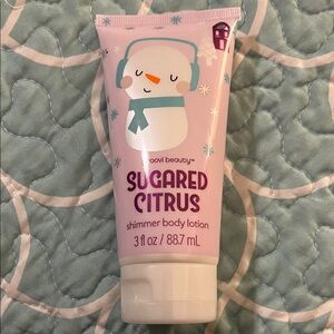 Groovi Beauty Sugared Citrus Pink Shimmer Body Lotion 3 fl oz